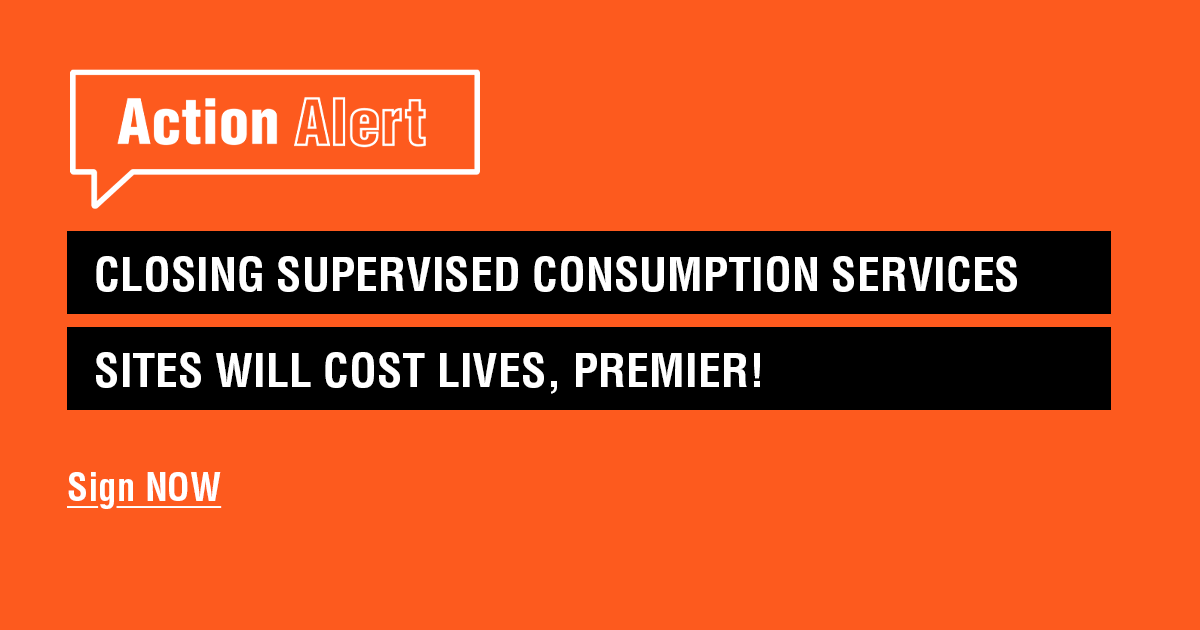 RNAO's tweet image. #DidYouKnow: Supervised consumption services are evidence-based, compassionate, and essential.
Removing them will cost lives — but together we can push for change.

Join us in urging Premier @fordnation to reverse the decision to close supervised consumption services: