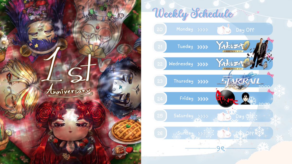 PerikaVZ's tweet image. 【 Weekly schedule 】🐰⏱️
27 April -  3 May

ขอบคุณ FA @/YuiIuy91153🙇🏻‍♀️

#VirtualZeven #VTuberTH #VTuberUprising #PerikaVZ #TheWonderlandVZ