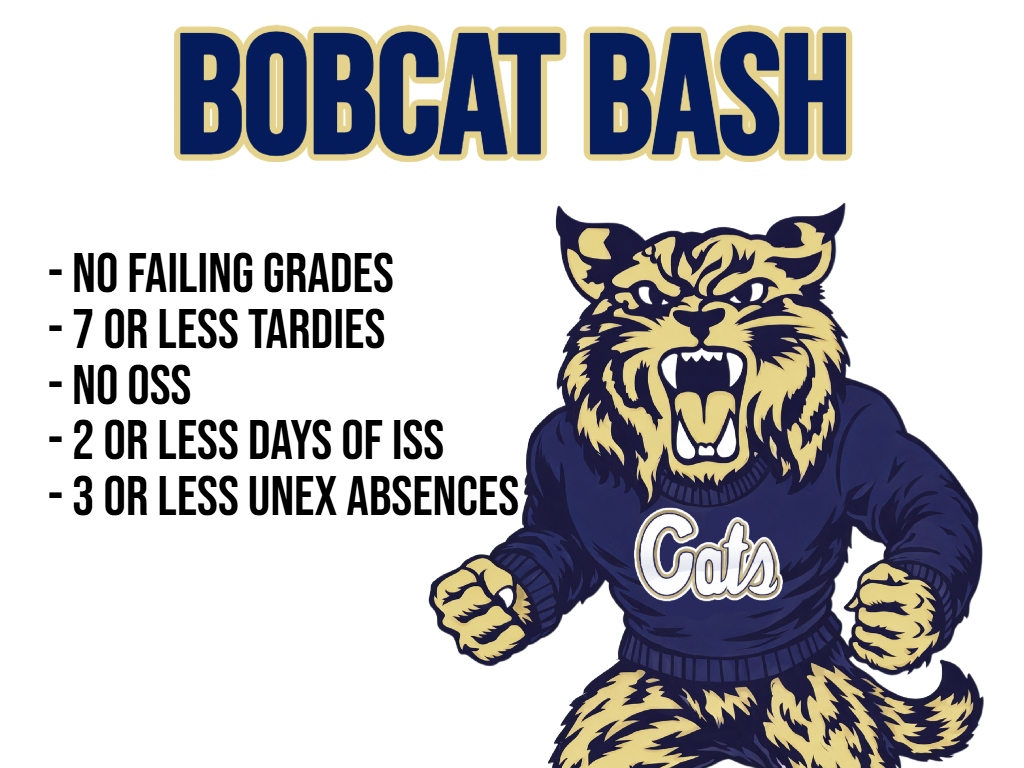 SenecaSHSCats's tweet photo. Get ready, Cats -
The Final Bobcat Bash of the year is Friday, and you do not want to miss it!
We will have all kinds of food (CASH ONLY for everything but Choc's and Ice Shack, who will accept Cards).  Let's Go, Cats! https://t.co/CJV5bNZVm7