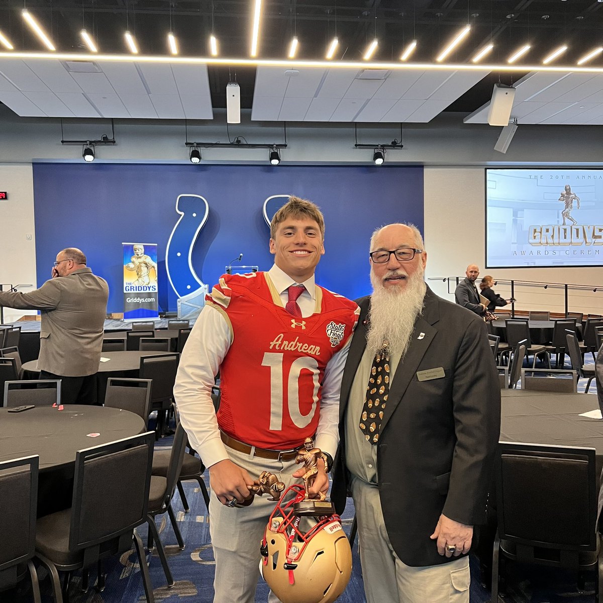 FootballAndrean's tweet photo. Congratulations to LB-RB Ethan Reyna on being named to the 2026 Indiana Football Digest Prime Time 25! He will be featured on the cover of the magazine that will be released July 10th! #TraditionNeverGraduates https://t.co/nk2vPIiwJw