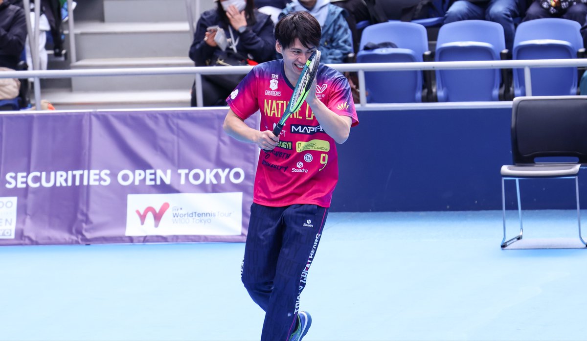 2026.04.25 安藤証券オープン東京2026 
📍有明コロシアム

ナイススマッシュでした🎾

 #東京グレートベアーズ
 #戸嵜嵩大 選手