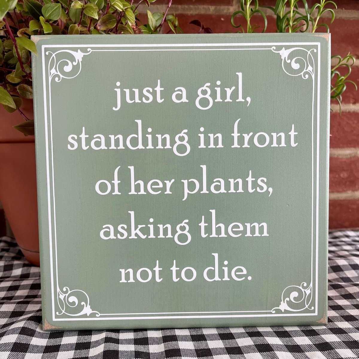CountryWorkshp's tweet image. Just a Girl Plant Lover Sign #Gardener #plantgirl #smilett23 etsy.me/4ub1Kb6 via @Etsy