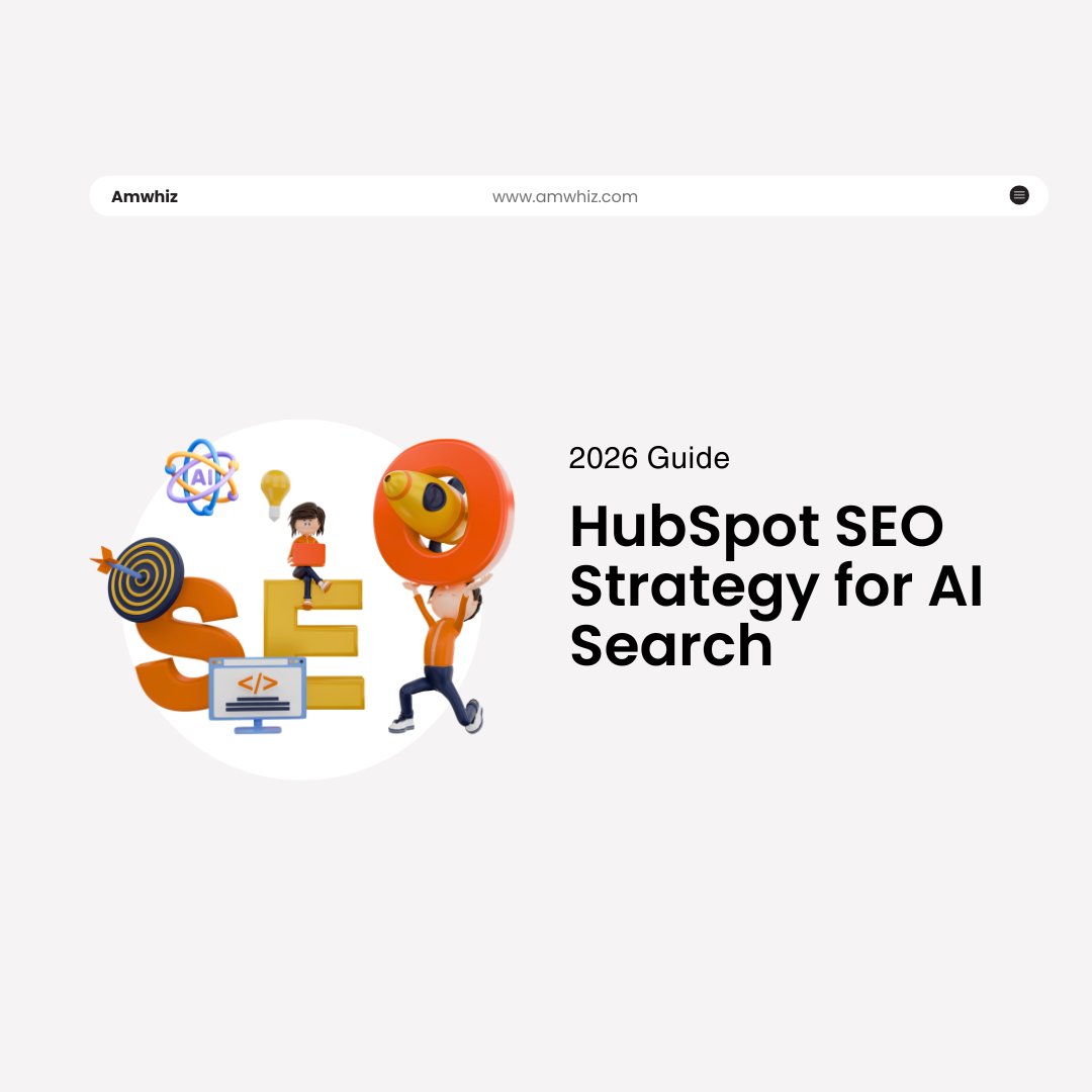Amwhiz_'s tweet image. SEO in 2026 is powered by AI 🤖

Learn how to optimize HubSpot SEO for AI search and stay visible 🚀

Visit Amwhiz blog posts

#Amwhiz #HubSpot #AISEO #AISearch #SEO2026 #DigitalMarketing #AEO #ContentStrategy #Growth
