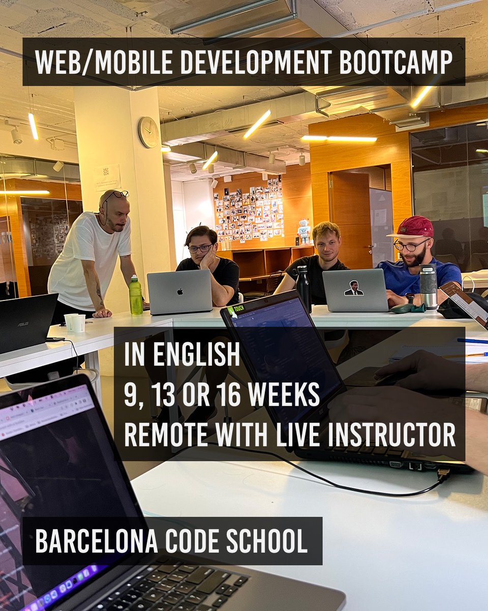 BarcelonaCodeSchool tweet media