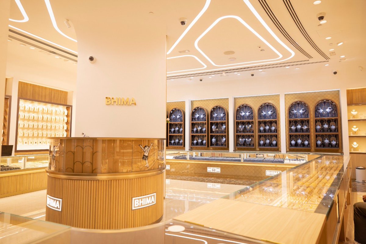DesignInfinity3's tweet image. Design Infinity delivered the luxury interiors of Bhima Jewellers Middle East at Madinat Zayed Shopping Centre, Abu Dhabi.

#retailinteriors #interiors #interiorfitout #fitoutcontractor #designinfinity