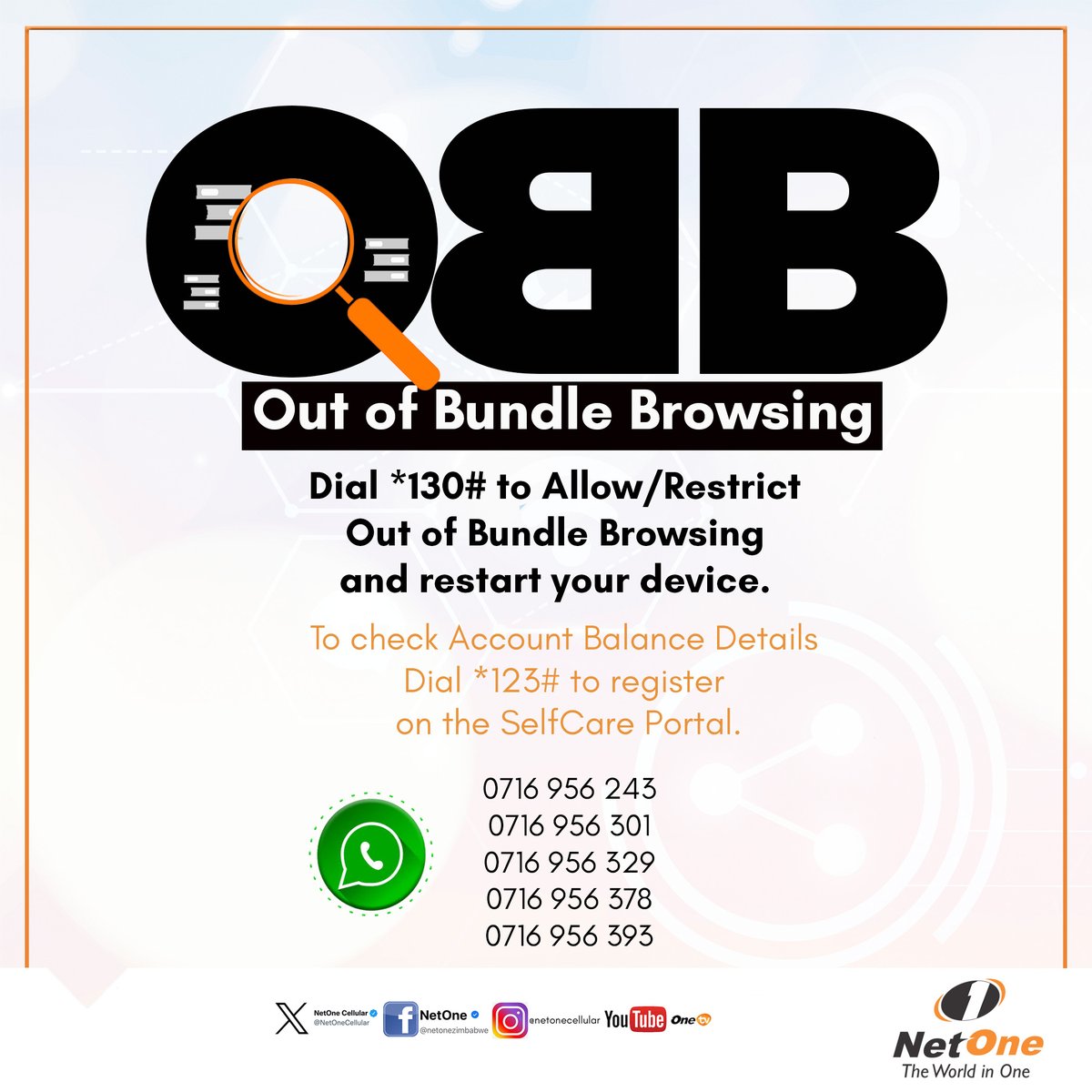 NetOne Cellular tweet media