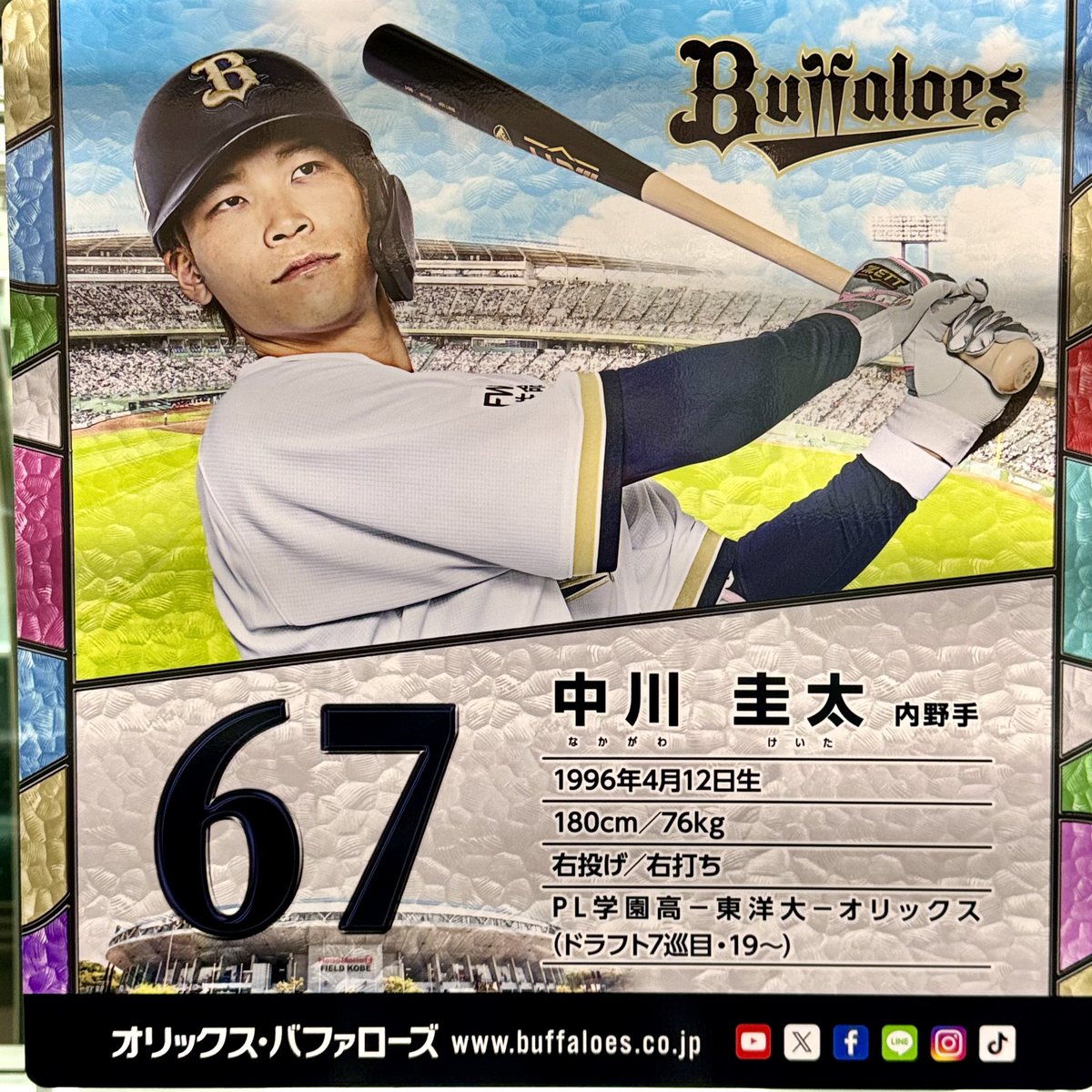 takayan_27205's tweet photo. 神戸市営地下鉄
2026シーズン
オリックス・バファローズ選手広告
内野手その2
#紅林弘太郎　
#中川圭太　
#オリックスバファローズ
#bs2026
#神戸市営地下鉄 https://t.co/GCC4d7iORg