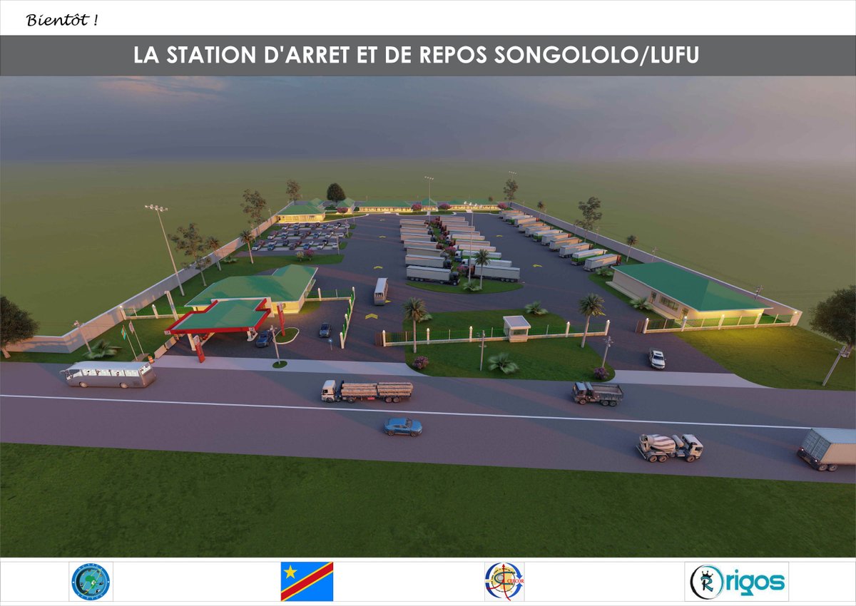 rigos_rdc's tweet photo. #RDC Construction de la phase 1 de  la station d’arrêt et de repos (RSS) Songololo / Lufu ; le long de la RN1 (Kinshasa – Matadi). (By @rigos_rdc ) https://t.co/6HfKo1H9YG