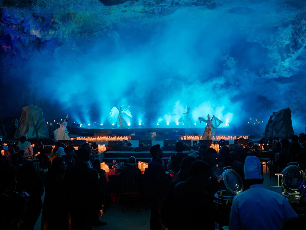 inventumglobal's tweet photo. Not just a wedding… ✨

A five-day destination experience where every detail, every movement, and every moment was carefully orchestrated. 🌍

Between 9–13 February 2026, Ha Long Bay, Vietnam 🇻🇳 hosted an extraordinary Indian wedding celebration, with Vinpearl Resort & Spa Ha Long as one of its key stages. 🏝️

At the heart of it all curated & conceptualized by Bull Events & True Events.

Not just executing — but shaping the  experience from concept to reality.

Across multiple venues, 600+ guests from India 🇮🇳 and beyond were taken through a journey — from grand-scale celebrations to immersive moments inside Ngoc Rong Cave, to curated experiences across the bay.

Each transition was seamless.
Each setup, intentional.
Each moment, precisely delivered. 🎯

From full resort buyouts to highly layered production, this was not just about scale — it was about control, flow, and execution at the highest level. And that is where Bull Events & True Events stand apart. 🌐

#DestinationWedding #IndianWedding #HaLongBay #LuxuryEvents #BullEvents #TrueEvents #InventumGlobal