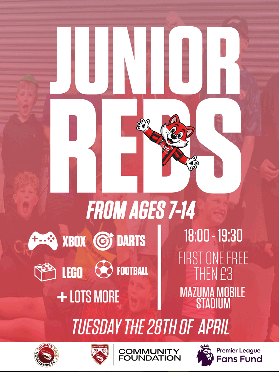 Morecambe FC Community Foundation tweet media