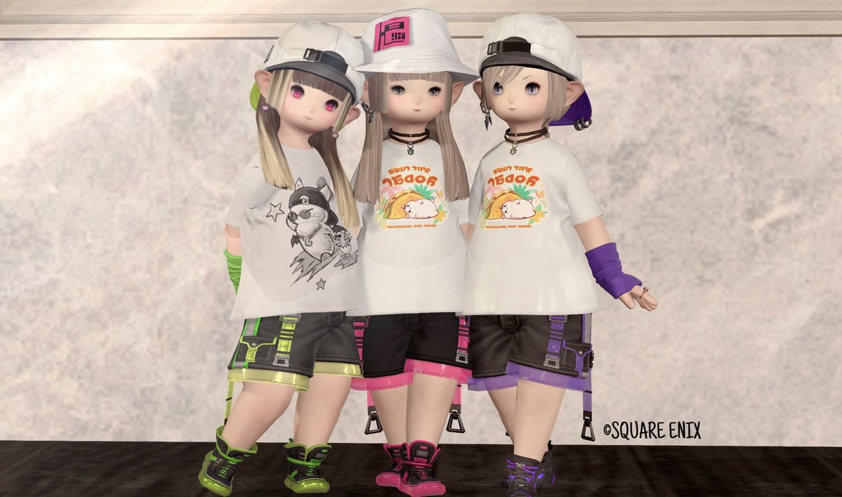 Tanuki_ff14_val's tweet image. #おはララ #lalafell #ららるーむ