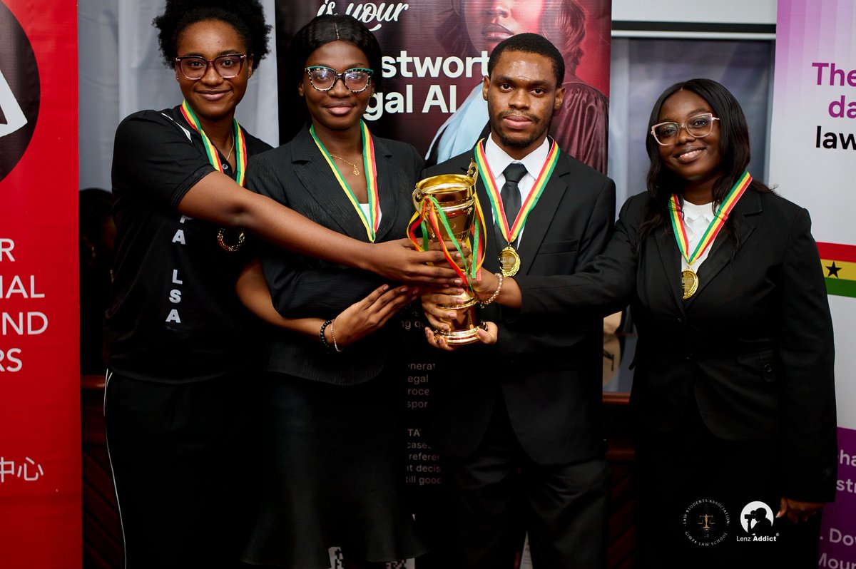 eskwai_'s tweet photo. Eskwai at the CIMA–GIMPA Inter-Firm Moot Competition

Last week, @eskwai_  was proud to support the CIMA–GIMPA Inter-Firm Moot Competition as one of the sponsors

🏆 Congratulations to Team Lex Nova on emerging as winners of this year’s competition

#Eskwai #LegalAI #MootCourt https://t.co/lhyqmd5gO9