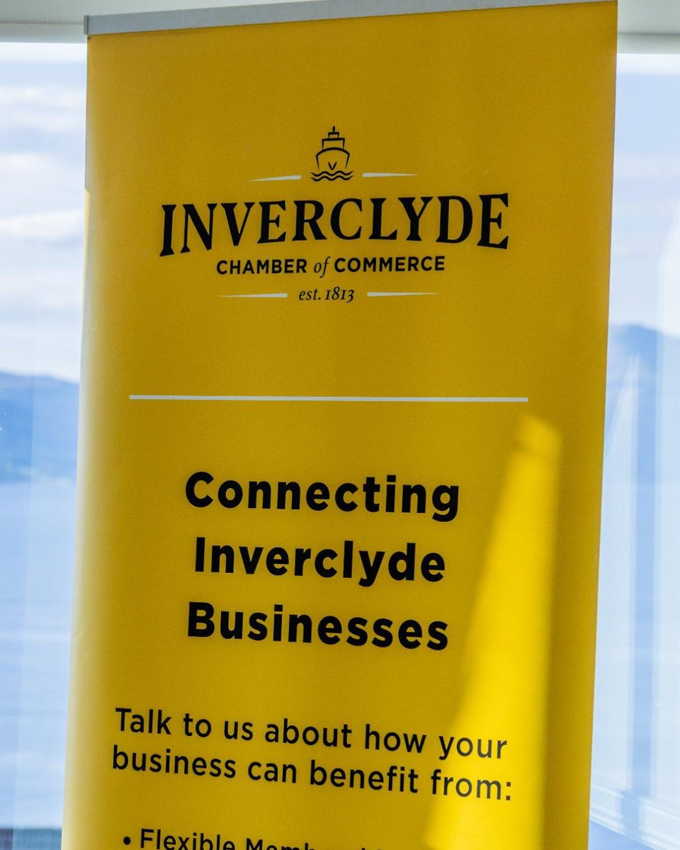 InverChamber's tweet image. Join us on Thursday 28th of May for an exclusive members-only networking event. 💬🗣️

📍West College Scotland, Waterfront Campus
⏰ 9:00 - 10:30 AM

Get your free tickets here! 👇
bit.ly/4vsg9kz

#InverclydeChamber #NetworkingEvent #ConnectAndPitch