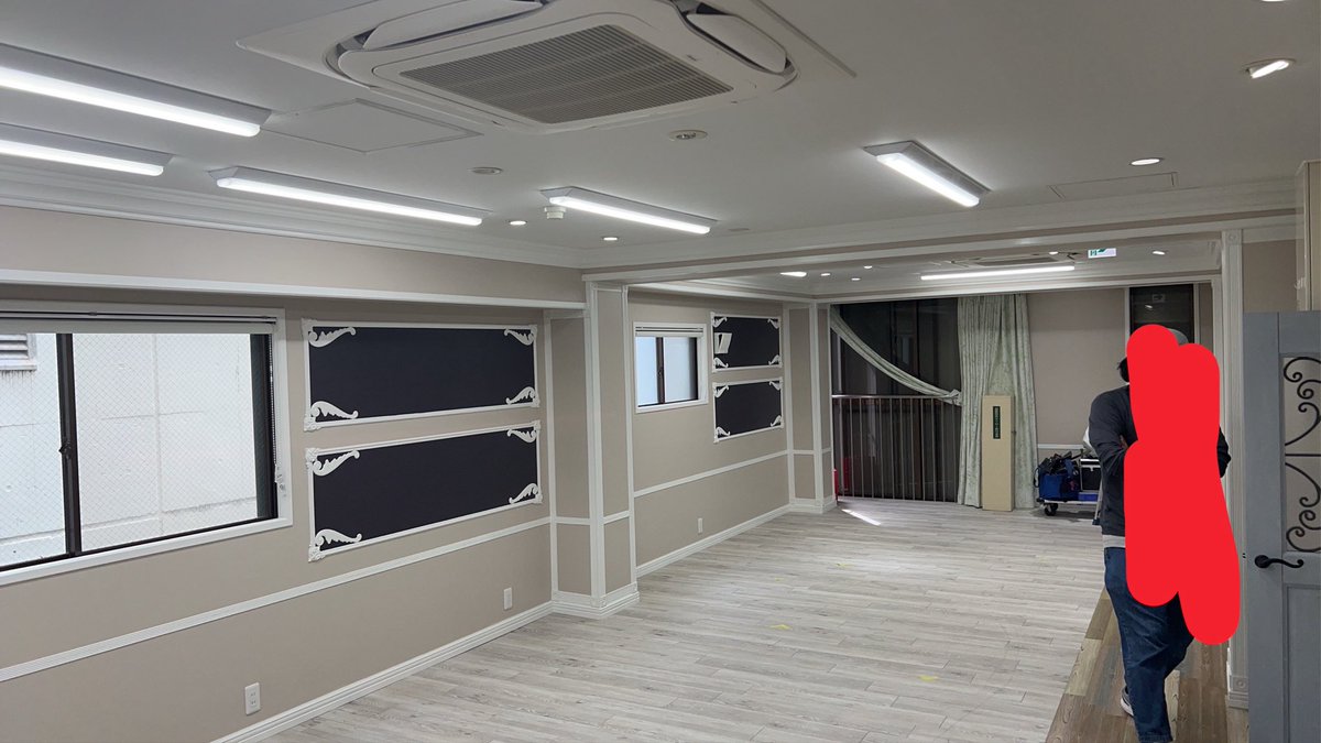 EV87z's tweet photo. 電気工事完了、あと一カ月やね https://t.co/1X3mPVKzSB