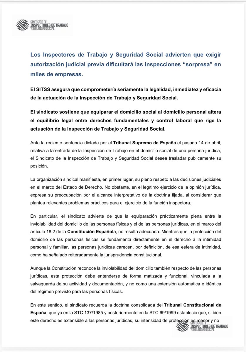 inspectoresdetrabajo tweet media