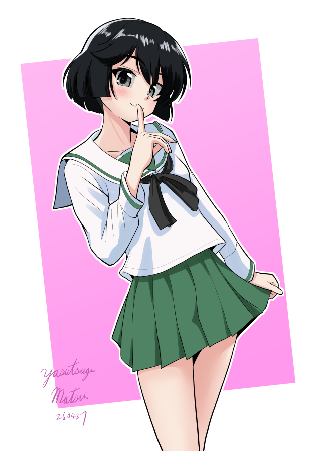 #ガルパン版深夜のお絵描き60分一本勝負
#ガルパン版深夜のお絵描き60分一本勝負_20260427
優季ちゃん! 