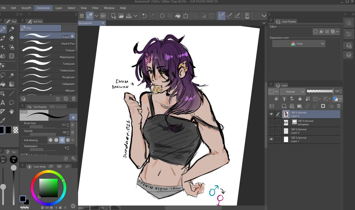 sundaee_01's tweet photo. #Bimajinasi #pandavva #bimavericks
Gender bender bima ? โ๏ธ->โ๏ธ (WIP!!) https://t.co/30yR4WIvUY