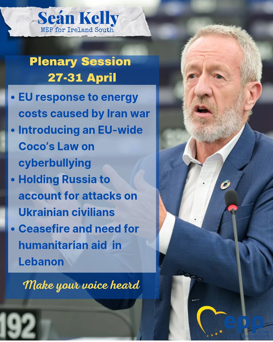 Seán Kelly MEP tweet media