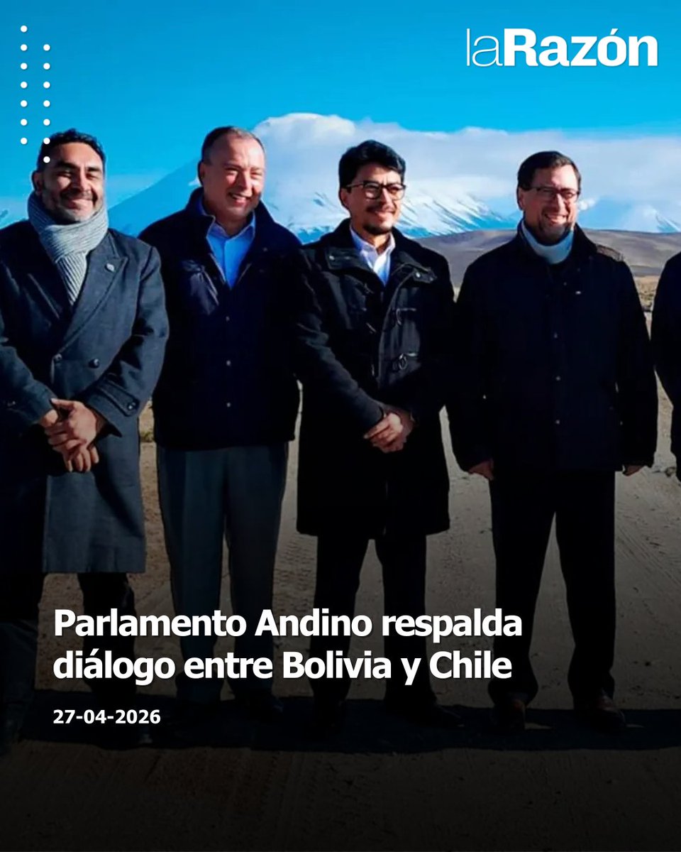 LaRazon_Bolivia's tweet image. #Nacional | Tras la reunión esta semana entre los cancilleres de Bolivia y Chile, Francisco Pérez y Fernando Aramayo, respectivamente, el Parlamento Andino expresó su respaldo al diálogo entre ambos países y destacó el avance en la agenda bilateral en beneficio de sus pueblos.