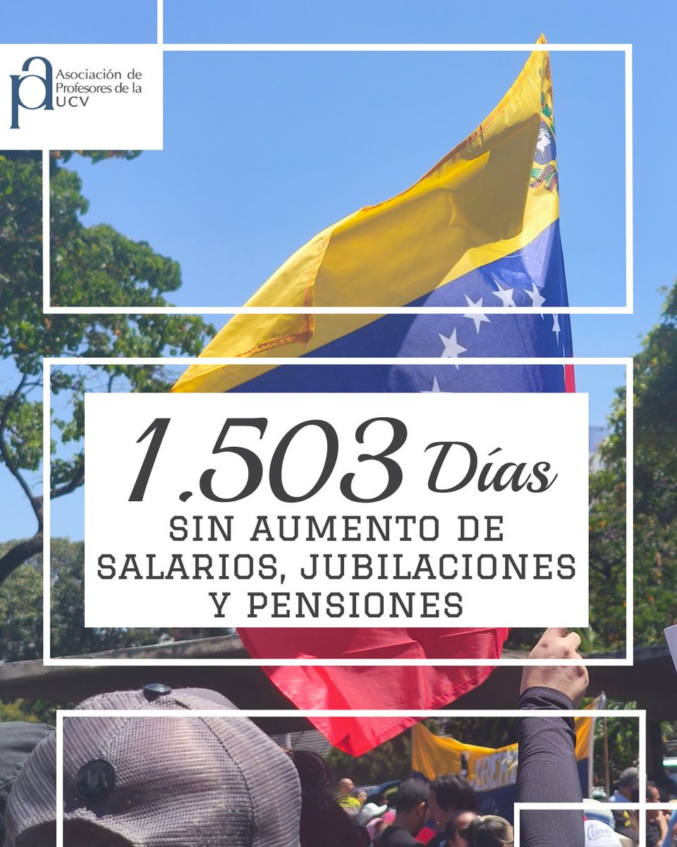 #UCV #Profesores #Venezuela #SalariosDignosYa #BonoNoEsSalario
