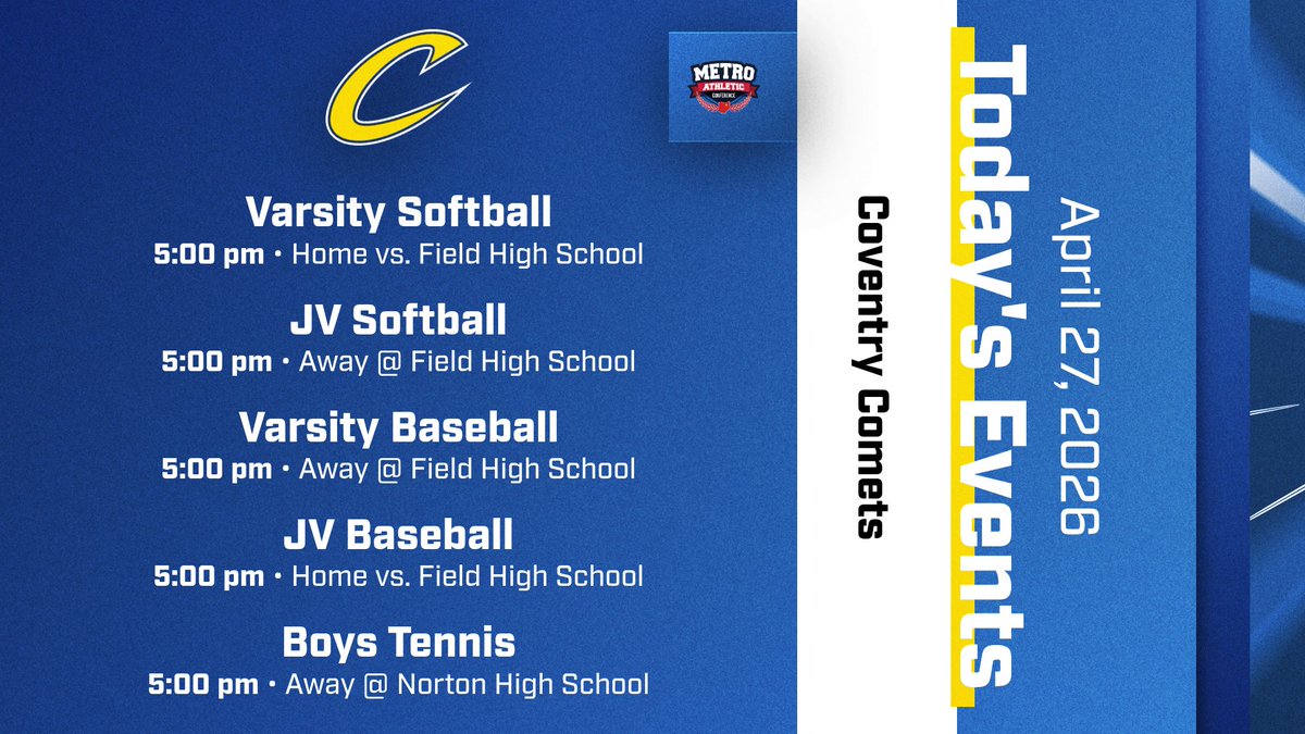 Coventry H.S. Athletics tweet media