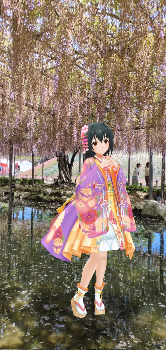 HbMonq's tweet photo. 美穂ちゃんと天王寺公園に行った時のお写真2
#デレステAR
#デレスポAR
#���日向美穂
#天王寺公園 https://t.co/k2DqzvLXef