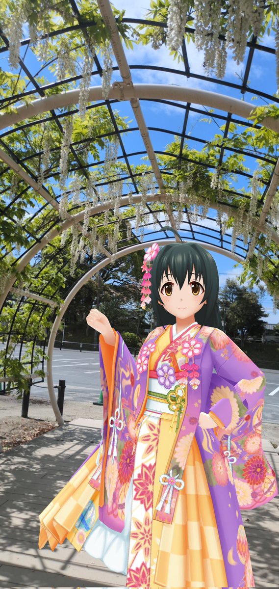 HbMonq's tweet photo. 美穂ちゃんと天王寺公園に行った時のお写真1
#デレステAR
#デレスポAR
#小日向美穂
#天王寺公園 https://t.co/rJltzblBaI