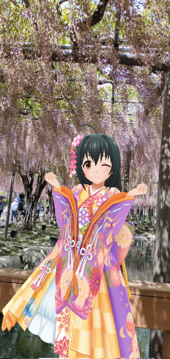 HbMonq's tweet photo. 美穂ちゃんと天王寺公園に行った時のお写真1
#デレステAR
#デレスポAR
#小日向美穂
#天王寺公園 https://t.co/rJltzblBaI