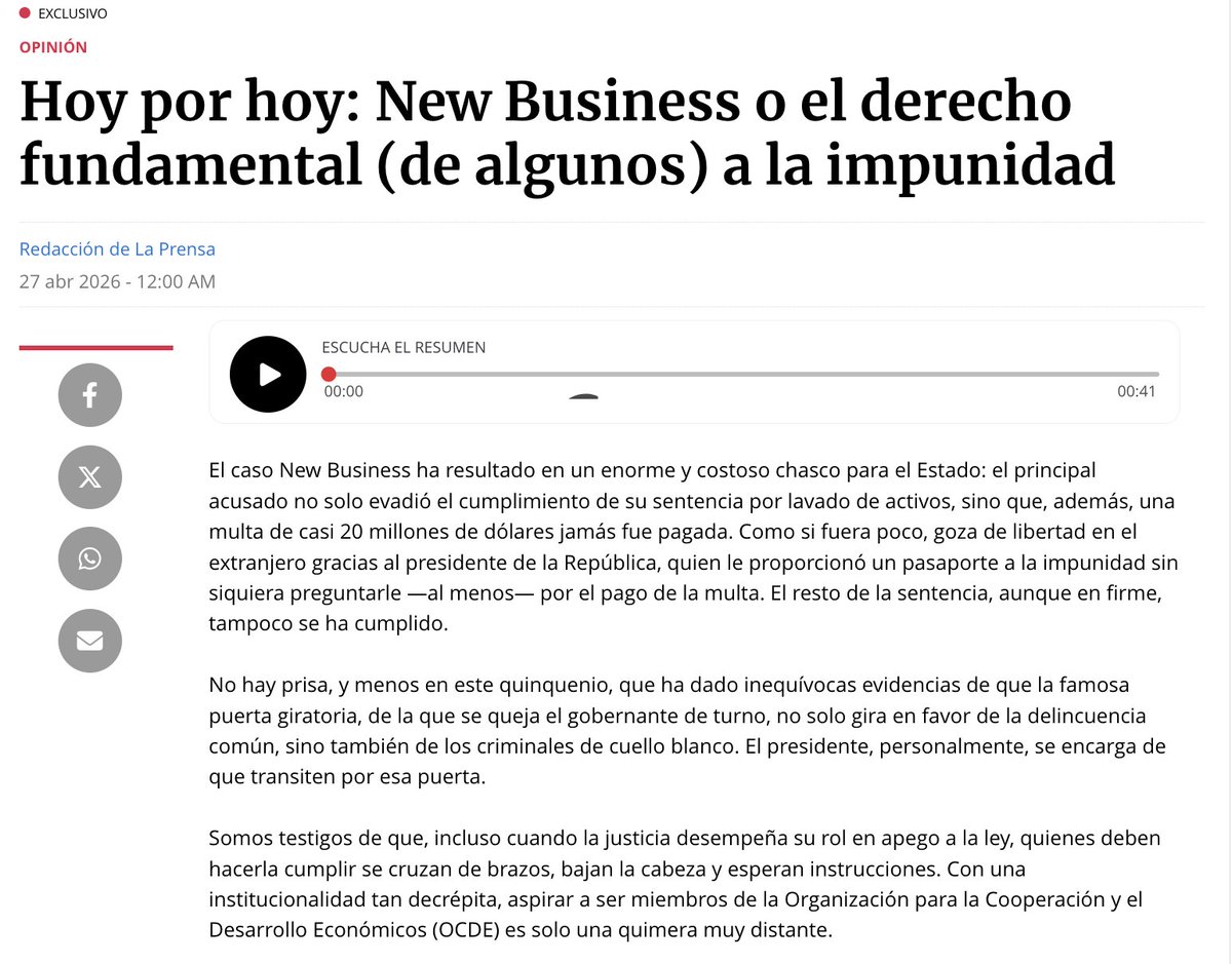Olga de Obaldía tweet media