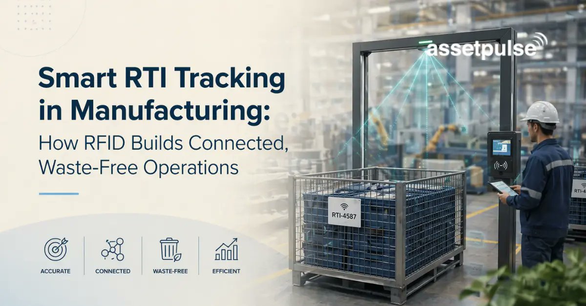 RTI tracking isn’t just tracking containers.

It’s about:
✔️ Reducing shrinkage
✔️ Improving asset utilization
✔️ Enabling real-time decisions

RFID makes it possible across multiple facilities.

Read: assetpulse.com/blog/rti-track…

#RFID #ManufacturingTech #SupplyChain #Logistics