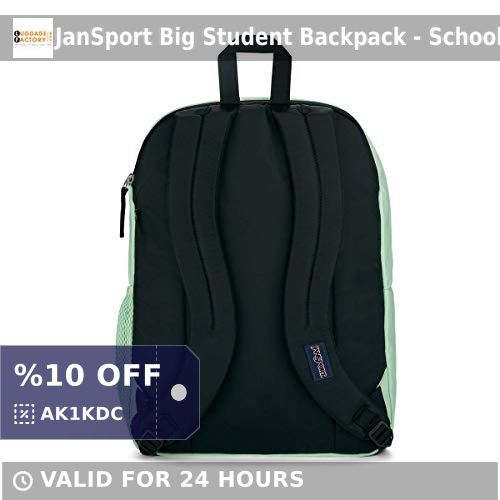 Luggage_Factory's tweet image. 🚀 Take on the world with the JanSport Big Student Backpack in Mint Chip! 🌟 With space for your laptop, books, and more, it's perfect for school, travel, or work. Trusted durability &amp;amp; style backed by a lifetime warranty. #JanSport #MintChip #Backpacks shortlink.store/-bsvtyz3febe
