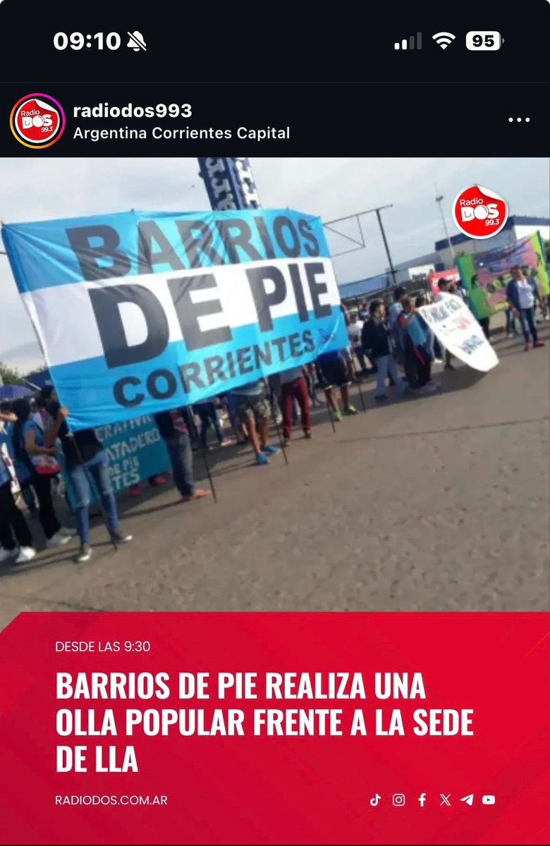laumarcoreok's tweet photo. Convocan a movilizar hacia nuestra sede de @LLACorrientes en Corrientes. No somos el Estado: somos un partido político. Ya pedimos al Ministerio de Seguridad @adangayaok que actúe y garantice la integridad de las personas. No vamos a tolerar intimidaciones.
@SPettovelloOK @KarinaMileiOk @JMilei @MenemMartin @lisandroalm
