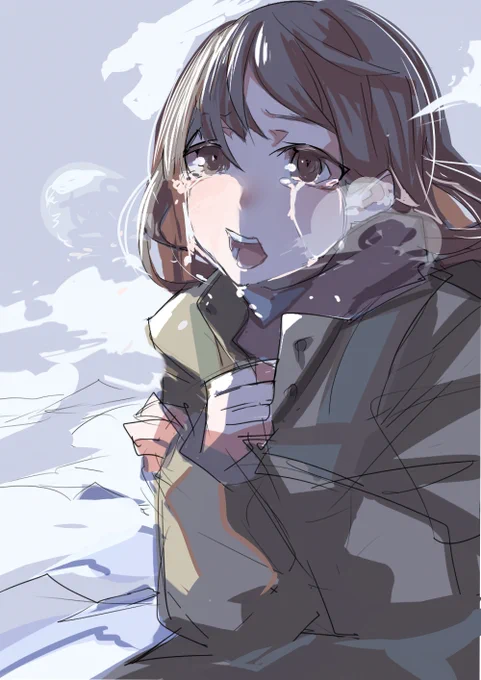 #ワンドロ 今回のお題は 「鷲/大晦日/雲海/冷たい」 「泣きながら歌をうたう」 です。