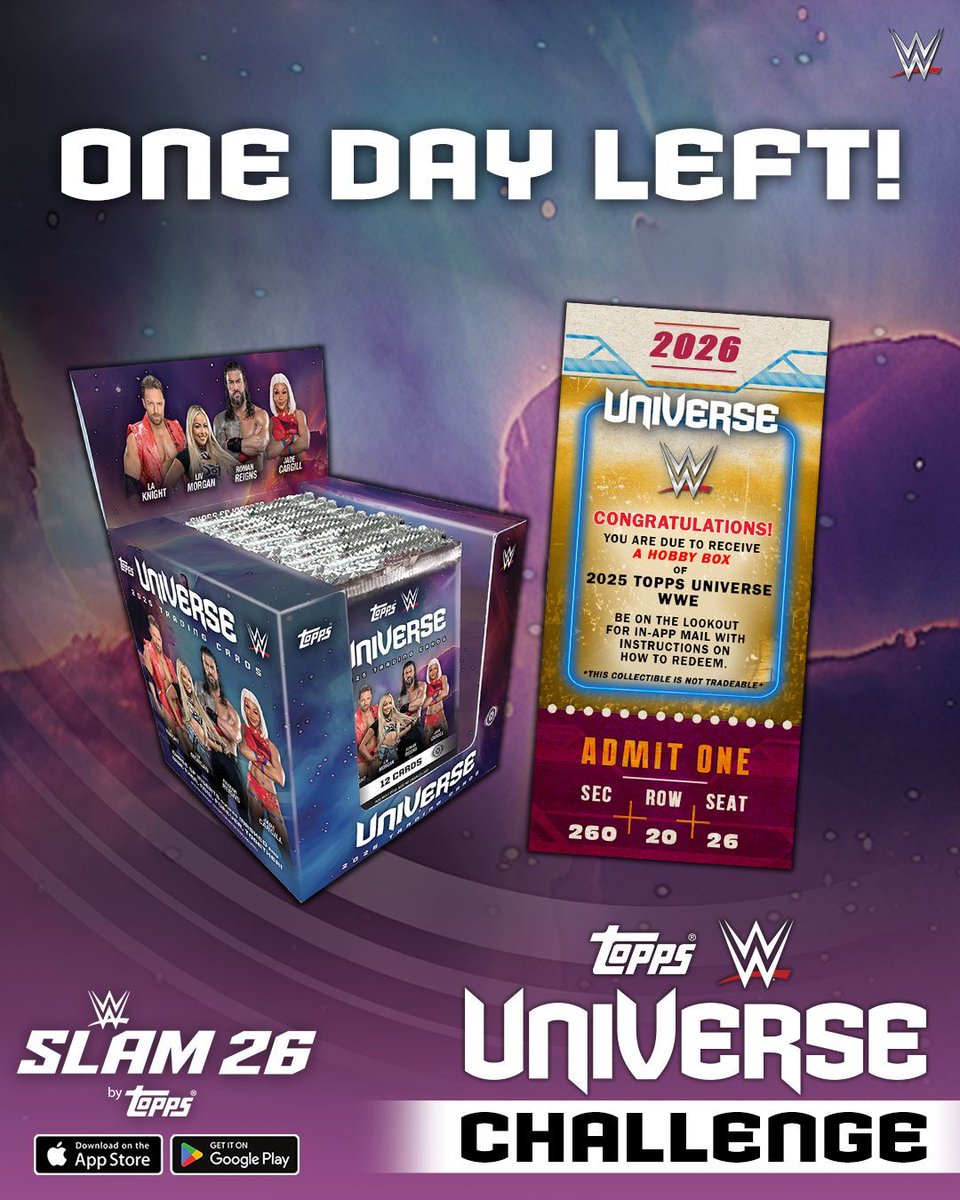 WWE SLAM by Topps® tweet media