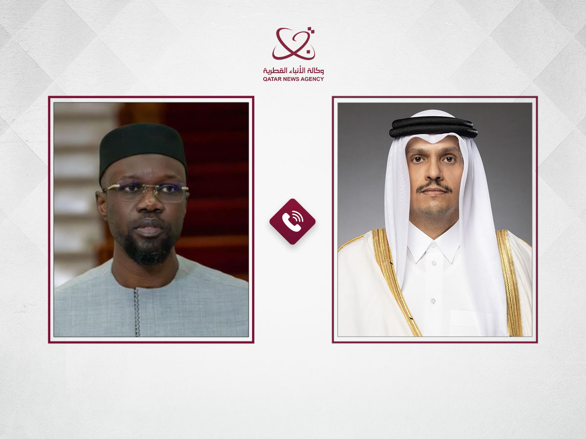 QNAEnglish's tweet image. HE Prime Minister and Minister of Foreign Affairs Discusses Regional Developments in Phone Call with #Senegal PM
#QNA #Qatar
bit.ly/3Qv56Y8