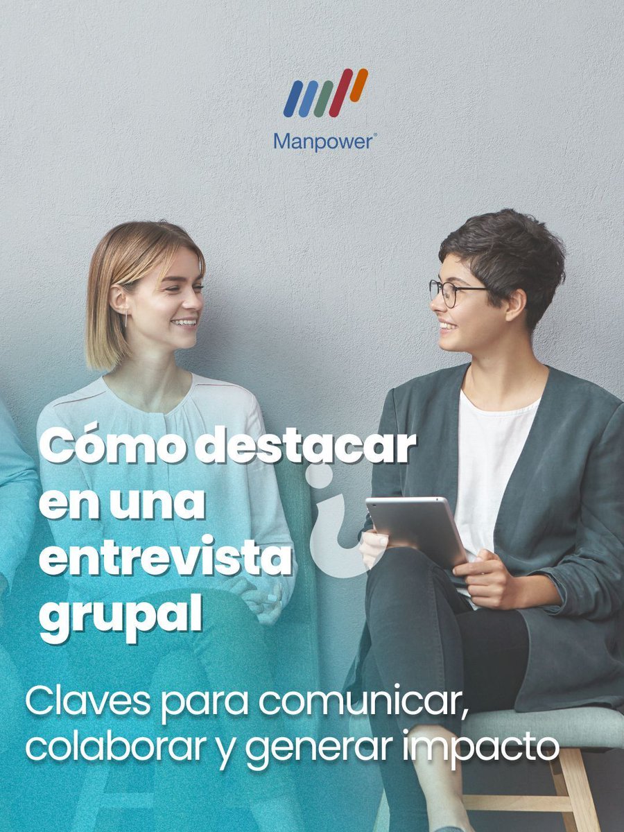 ManpowerES's tweet photo. ¿Te enfrentas a tu primera entrevista grupal? Muchas personas dudan entre hablar demasiado o quedarse en segundo plano. Aprende cómo encontrar el equilibrio y demostrar tu potencial con seguridad. https://t.co/nE1xyIlZcM https://t.co/mZeqXnSdid