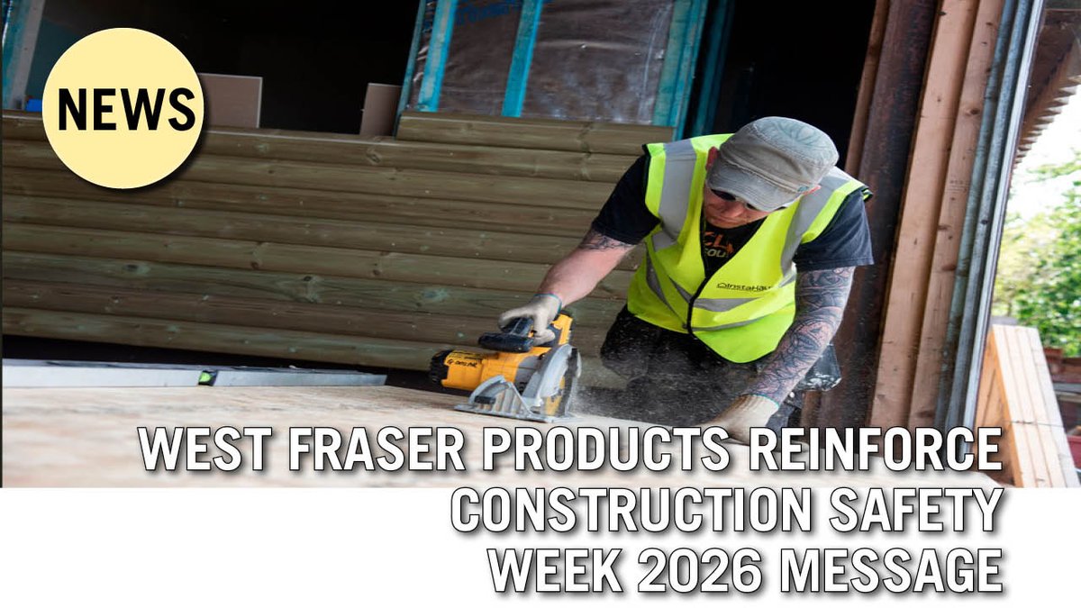 ArchitectsDF's tweet image. West Fraser Products is reinforcing the message of construction safety this week! Let's prioritise safety on site. 💪🏗️ Read more: hbdonline.co.uk/news/west-fras… #ConstructionSafety #SafetyFirst @WFraserEurope