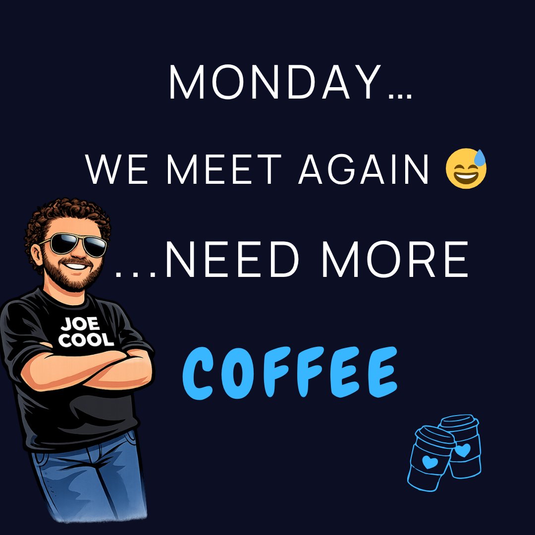 JoeBoulwarehome's tweet image. Not ready, but here we are 😅

How many cups today?  And are you a make at home or grab on your way to work kind of person?

👇 Share your favorite morning drink below!

#MondayMood #JoeCoolRunsOnCoffee #CoffeeFirst #JoeCoolHomes