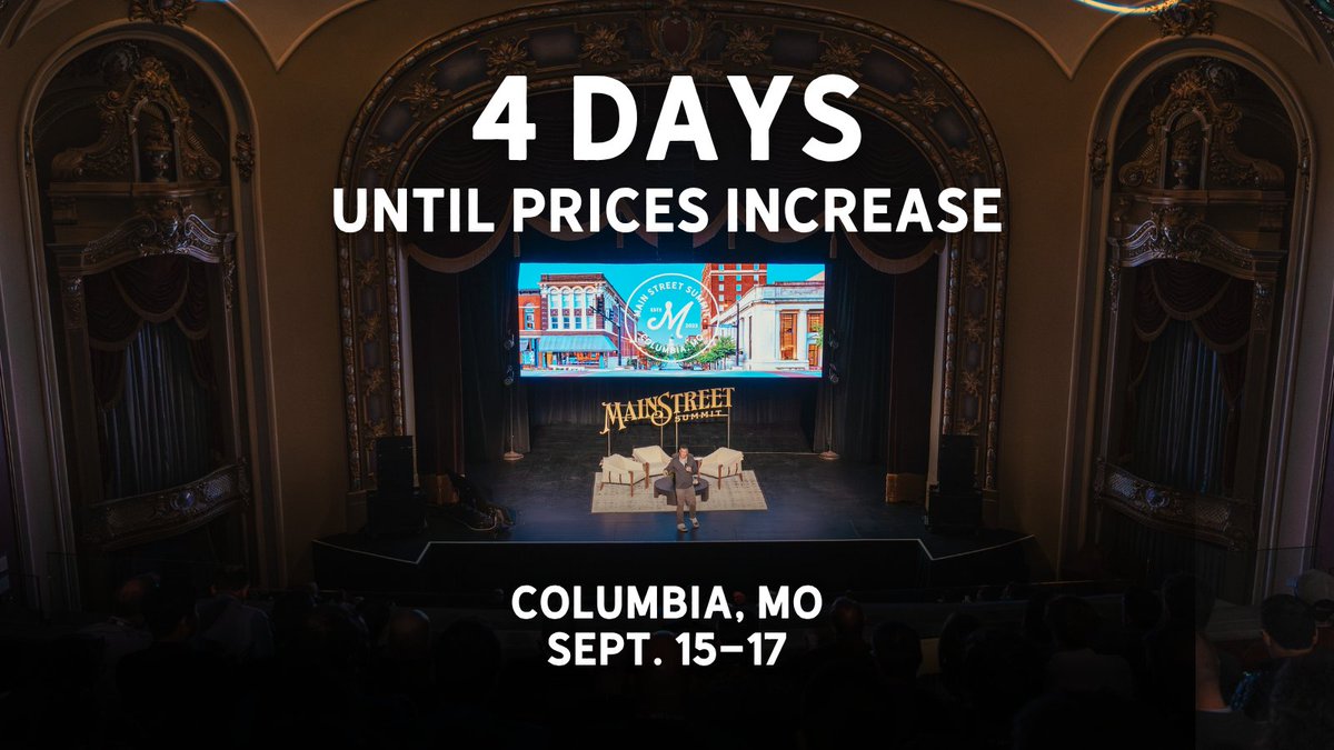 Main Street Summit tweet media