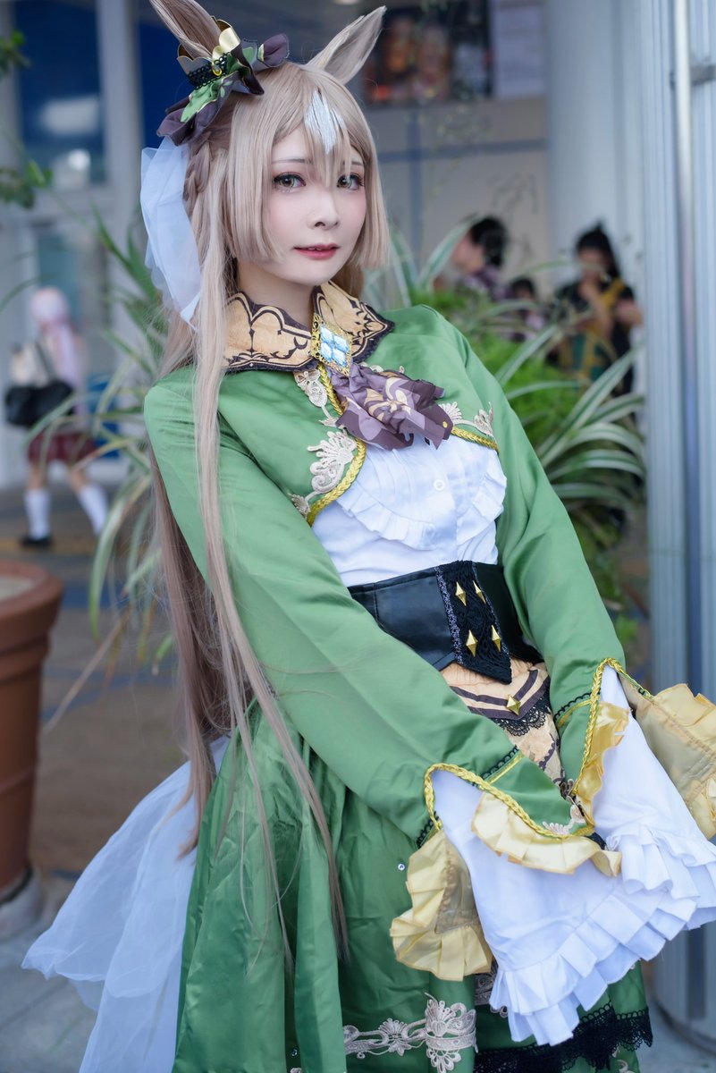 konekoneteacher's tweet photo. ⚠Cosplay コスプレ
🐴娘 𝖲𝖺𝗍𝗈𝗇𝗈 𝖣𝗂𝖺𝗆𝗈𝗇𝖽
Model:@yu_ri___61 
#ラブスピ https://t.co/ywU7zQjavD