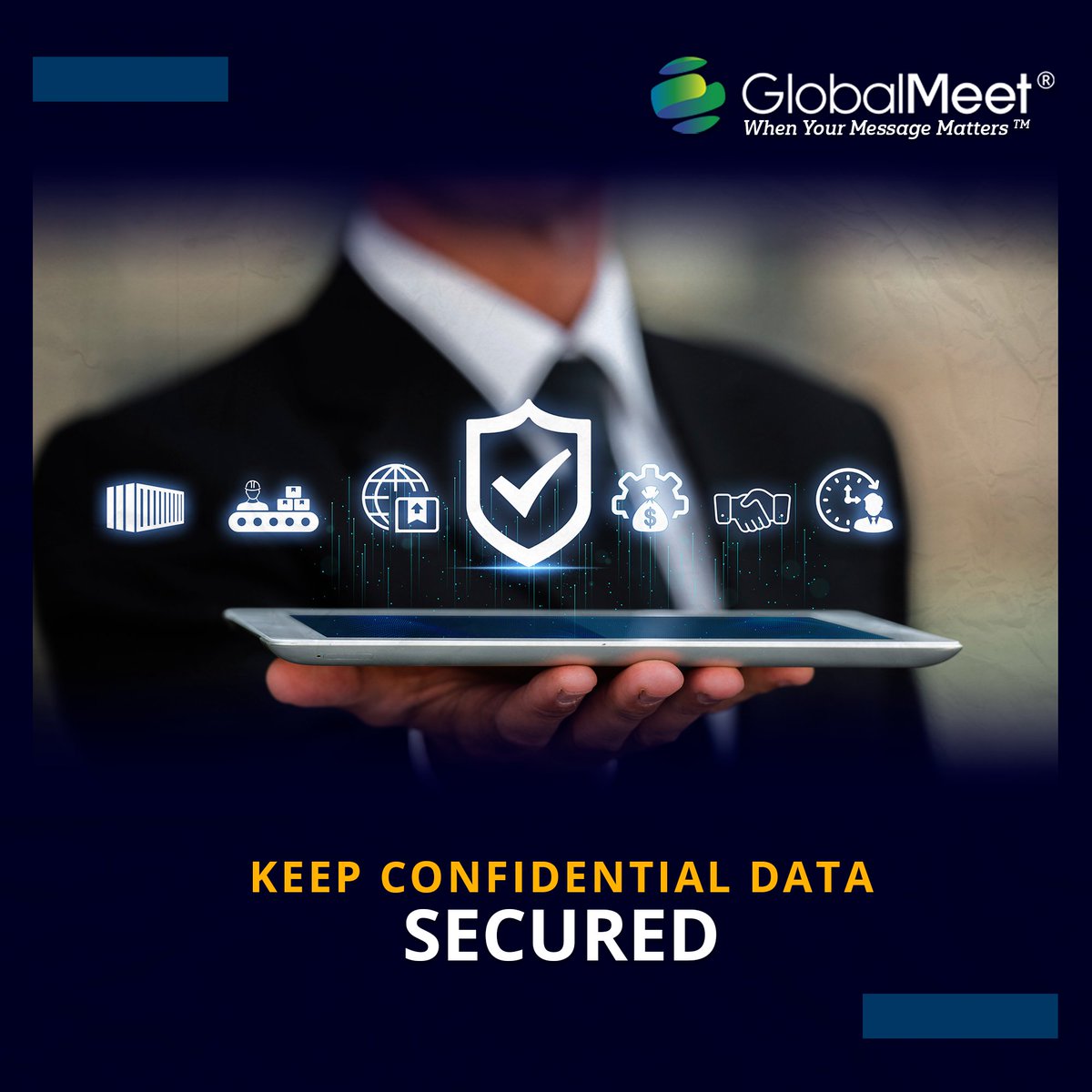 globalmeet's tweet image. Your Virtual Event Platform matters when confidential data is at stake.

GlobalMeet runs on secure-by-design architecture, so your organization can protect confidential data when it matters most.

Find out more today:
hubs.li/Q04d9Pxg0

#EventTech #CrisisCommunications