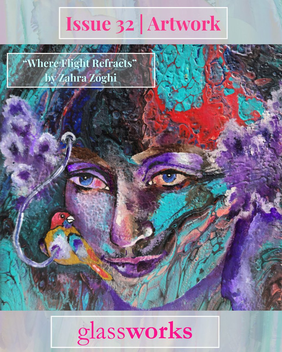 rowanglassworks's tweet image. The graphic, distinct work of Zahra Zoghi is some of the most eye-catching Glassworks has ever featured.

See the work of Zahra Zoghi as well as that of or other talented contributors in issue 32, available at the link in our bio!

#GWIssue32 #Artwork #ArtistsOfInstagram #LitMag