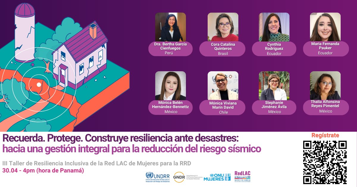 📢 Recordar a las víctimas implica reducir el riesgo.
🌎 Fortalecer la comprensión sísmica y la preparación es clave.
⚠️ La vulnerabilidad y la falta de planificación aumentan impactos.

🤝 Diálogo regional impulsa capacidades.
🗓️ 30 de abril | 4:00 pm
🔗 ow.ly/ymKo50YPxzB