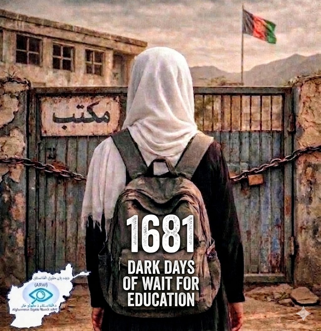 AfghanistanRW's tweet image. Day 1,681.
I still wake up early, holding onto the hope that I will return to my classroom
but the doors remain closed, and my dreams wait in silence.
Please don’t forget us. Raise your voice and RT.
@KarzaiH
#LetGirlsLearn #StandWithAfghanGirls #EducationForAll #Afghanistan