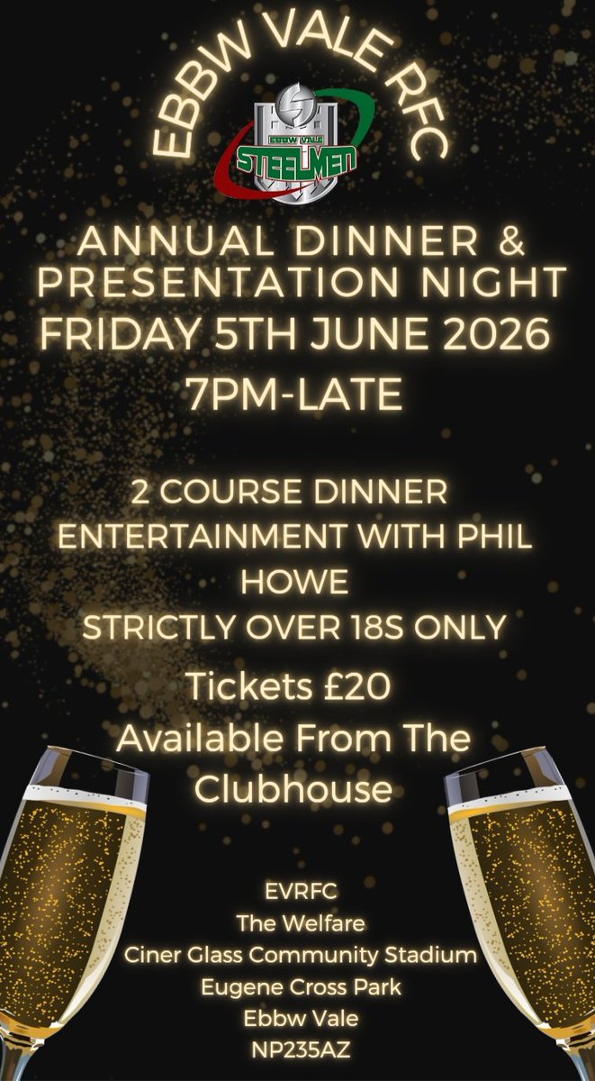 Ebbw Vale Rugby (@evrfc) on Twitter photo 