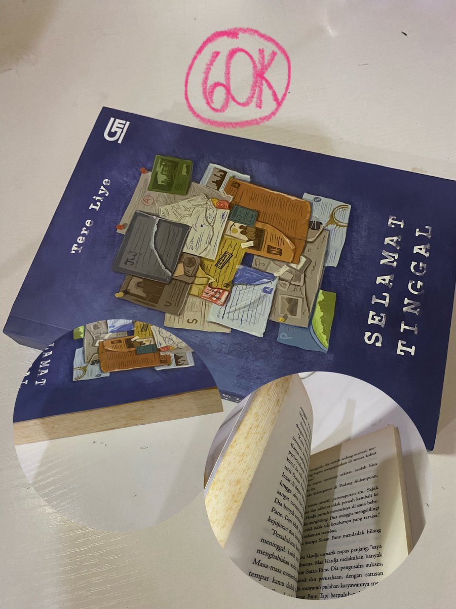 mmariesn's tweet image. WTS PRELOVED BOOKS

🗯️Hiii semua aku mau jualin buku-buku aku dengan harga yang tertera di foto yaaa, negotiable🙌🏻 If you’re interested dm mee or langsung aja checkout di shopee id.shp.ee/PiQzc8Tx

#wts #tereliye #buku #preloved #prelovedbuku #novel