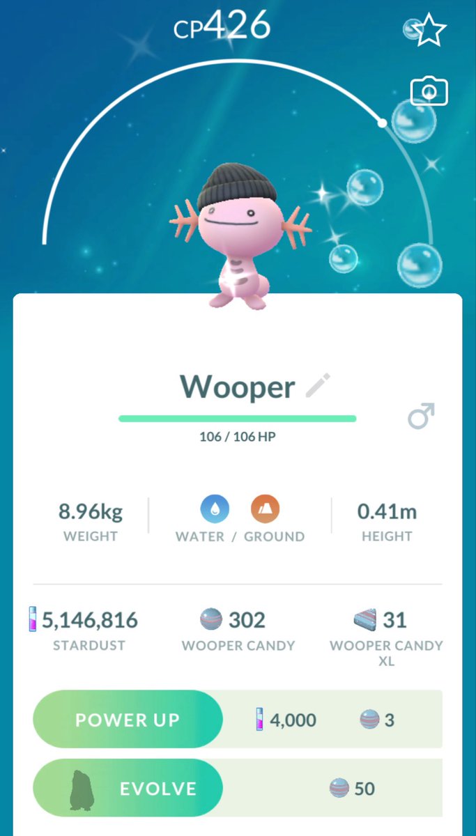 bippimae's tweet photo. Forgot to post the only shiny I’ve caught lately #PokemonGo https://t.co/BSGJpiqzjK