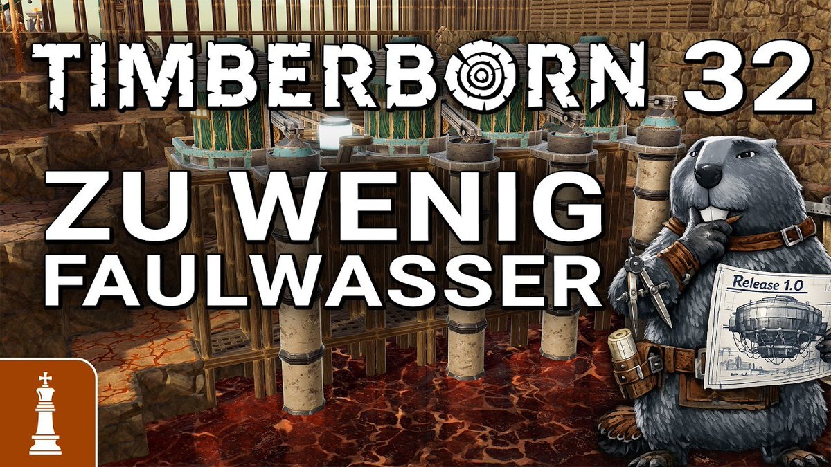 StrategieNerd's tweet image. Heute schon ein cooles Video geguckt? Zu WENIG Faulwasser! ♚ Let's Play Timberborn Release 1.0 #32 | deutsch Eisenzähne youtube.com/watch?v=1Emj9C… #YouTube #LetsPlay #Gaming #citybuilder #simulation #nerd