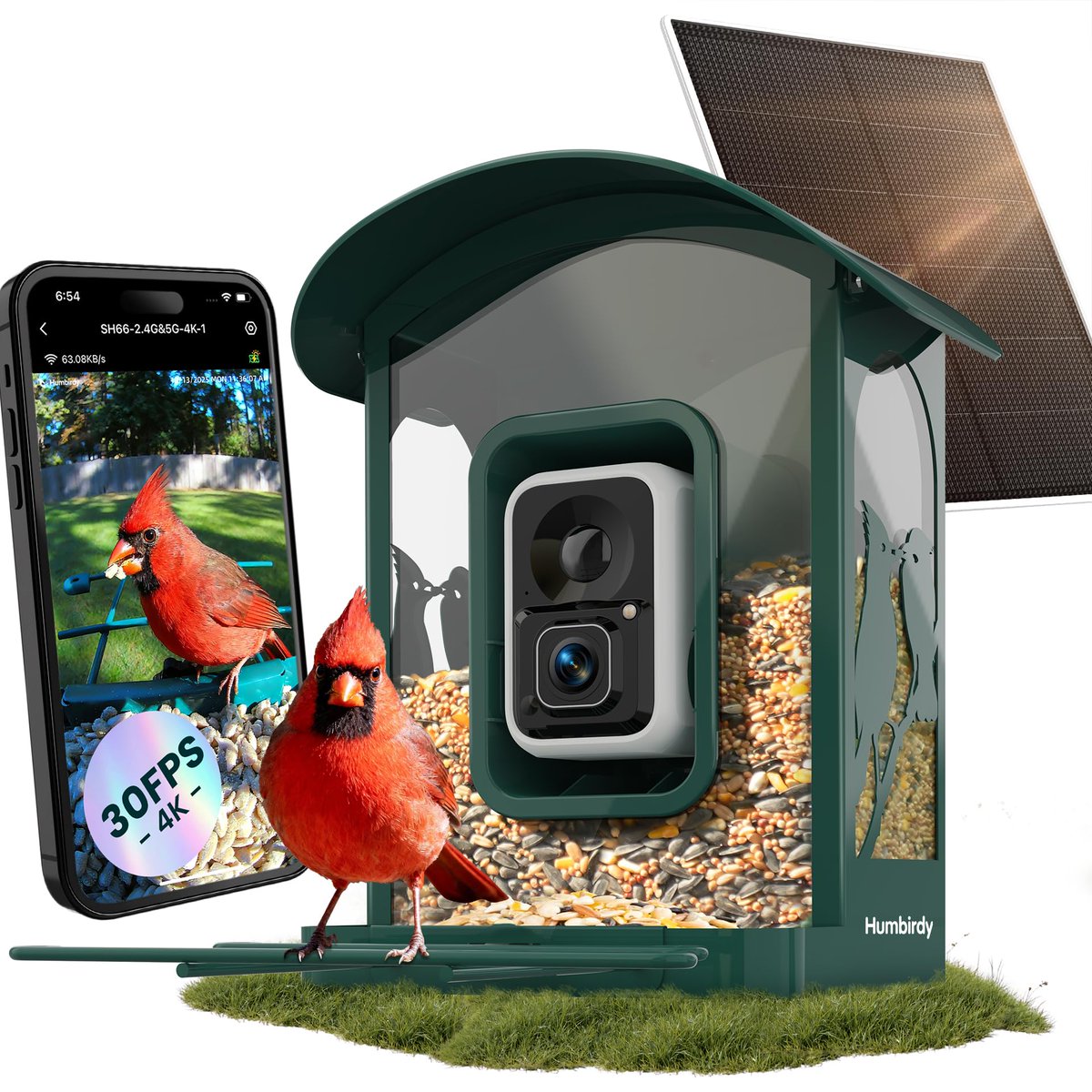 deals_closet's tweet image. Humbirdy 4K Solar Bird Feeder w/ Camera. $67.00, 71% off #deals #ad #discounts #AmazonDeals #DealCloset