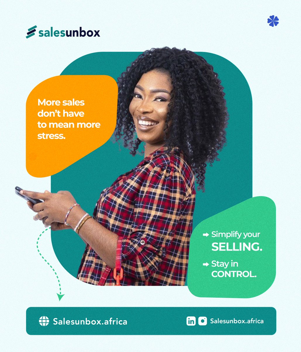sales_unbox's tweet image. Managing orders and stock can get overwhelming.

@sales_unbox helps you stay in control, work more efficiently, and keep your business growing.

Start selling smarter - salesunbox.africa

#SalesUnbox #Ecommerce #BusinessTools #SMEs #businessowner